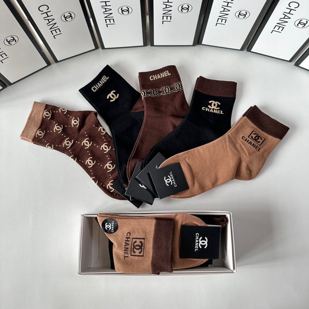 CHANEL LOW-CUT SOCKS 425662 ( 1 BOX )