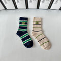 CHANEL CREW SOCKS 425665 ( 1 BOX )