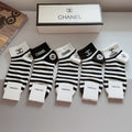 CHANEL ANKLE SOCKS 412639 ( 1 BOX )