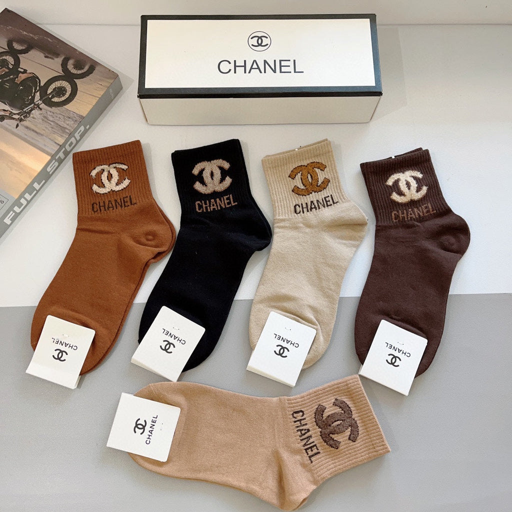 CHANEL LOW-CUT SOCKS 414580 ( 1 BOX )