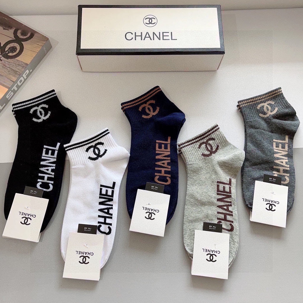 CHANEL LOW-CUT SOCKS 417508 (1 BOX )