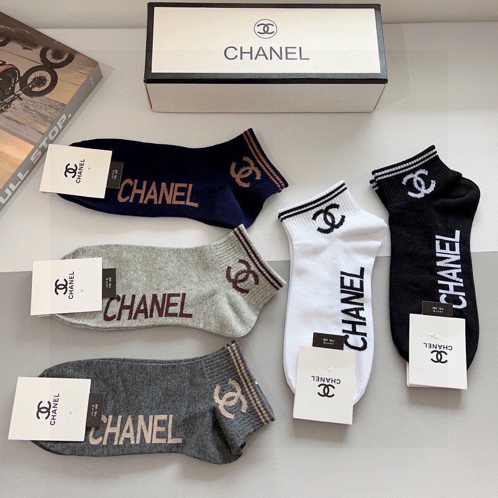 CHANEL LOW-CUT SOCKS 417508 (1 BOX )