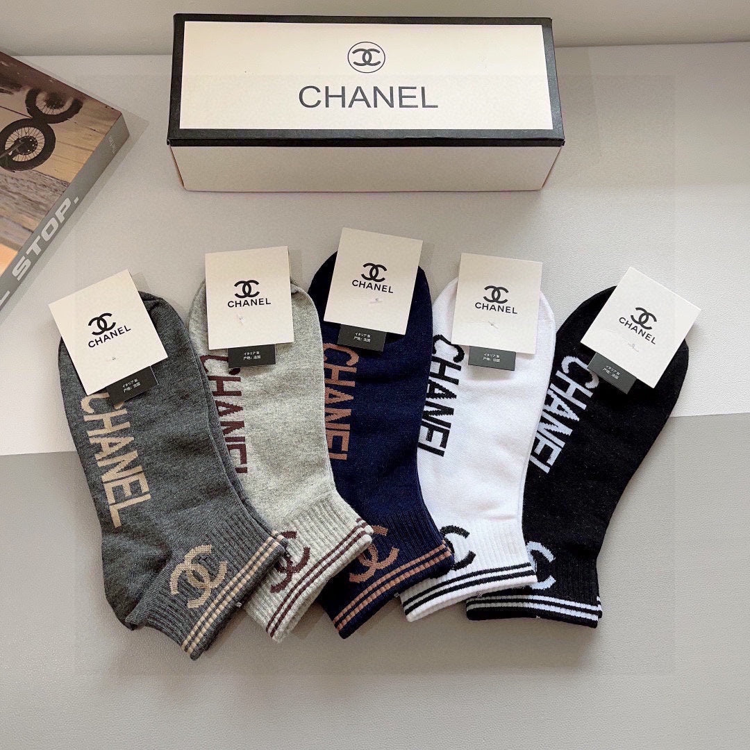 CHANEL LOW-CUT SOCKS 417508 (1 BOX )