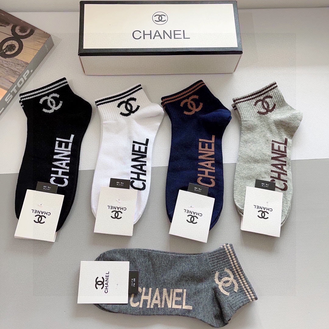CHANEL LOW-CUT SOCKS 417508 (1 BOX )