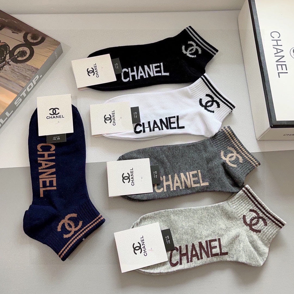 CHANEL LOW-CUT SOCKS 417508 (1 BOX )