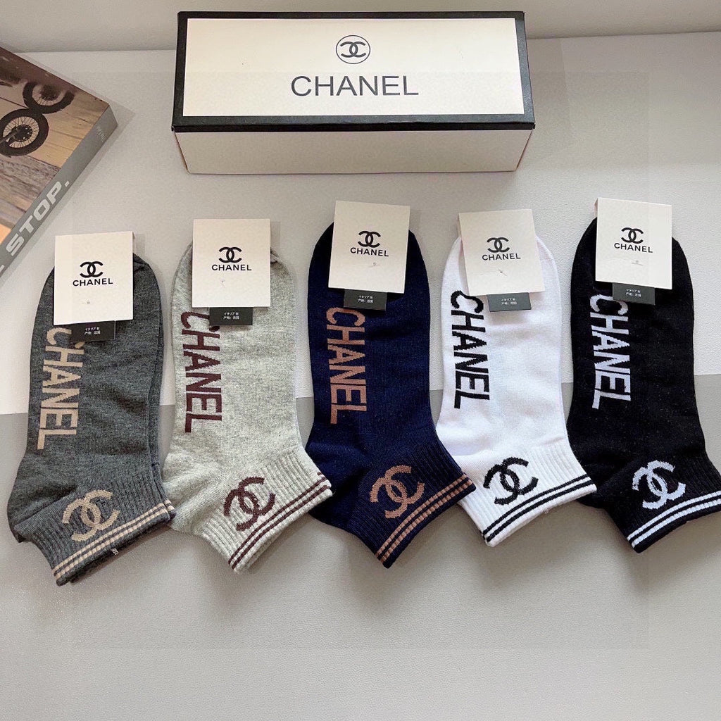 CHANEL LOW-CUT SOCKS 417508 (1 BOX )
