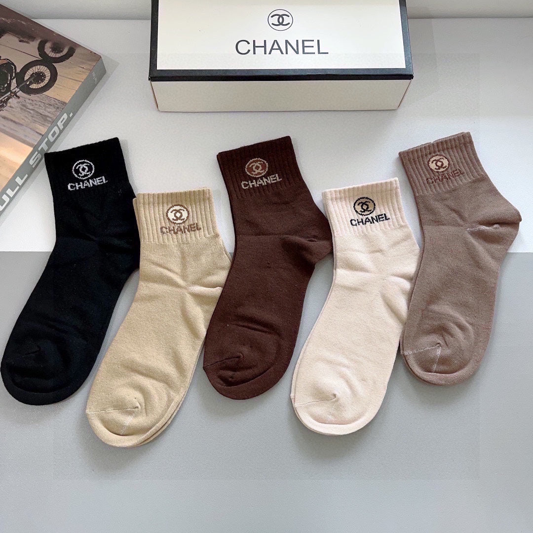 CHANEL LOW-CUT SOCKS 419061 (1 BOX )