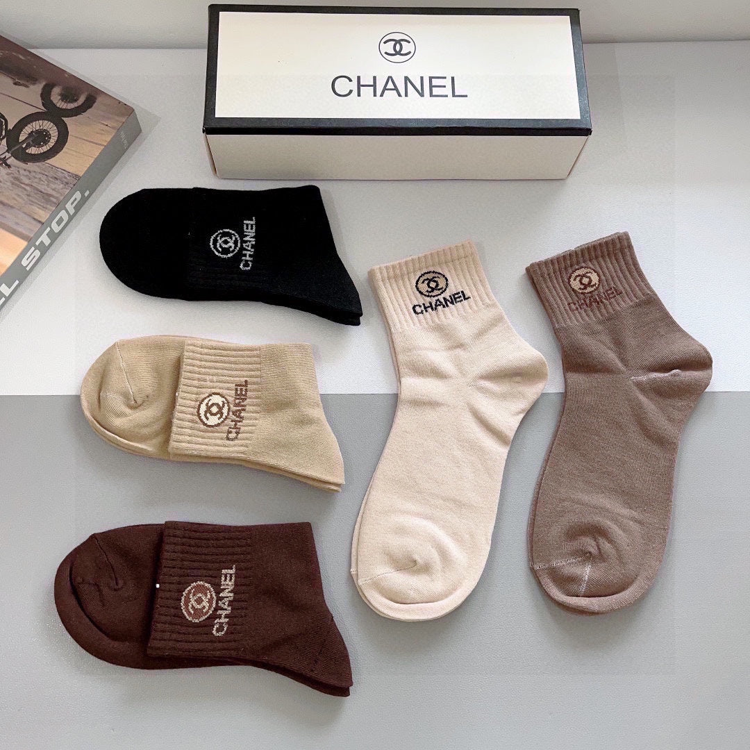CHANEL LOW-CUT SOCKS 419061 (1 BOX )