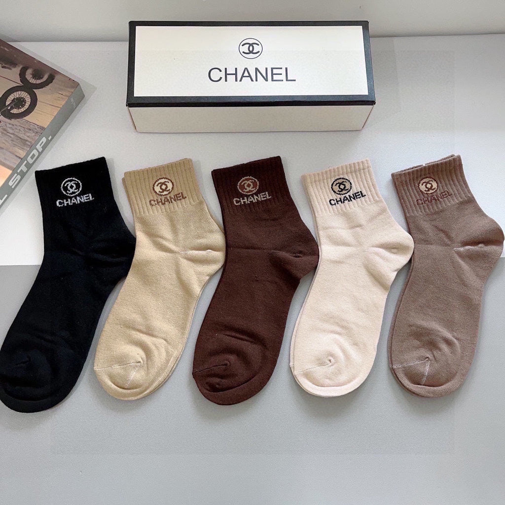 CHANEL LOW-CUT SOCKS 419061 (1 BOX )