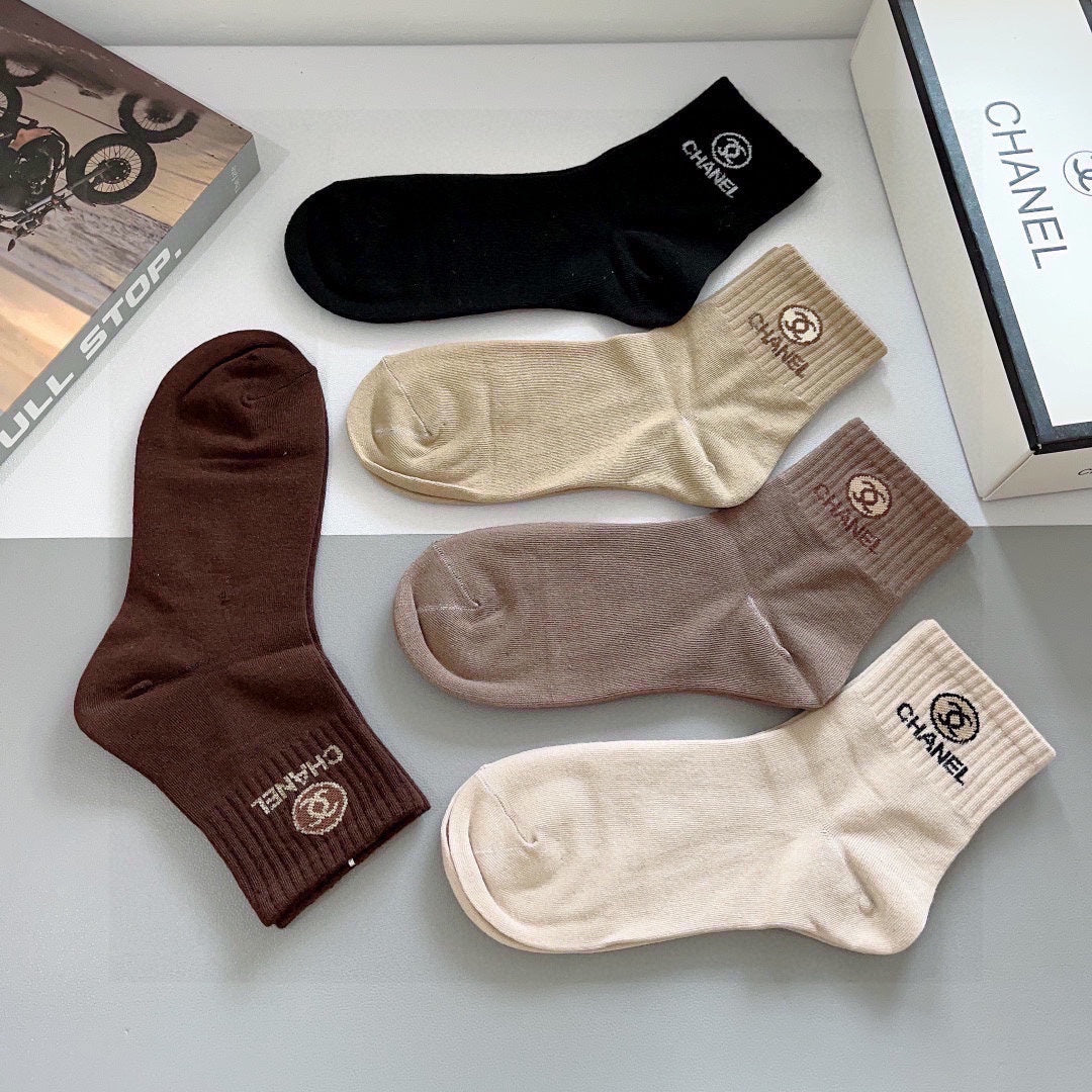 CHANEL LOW-CUT SOCKS 419061 (1 BOX )