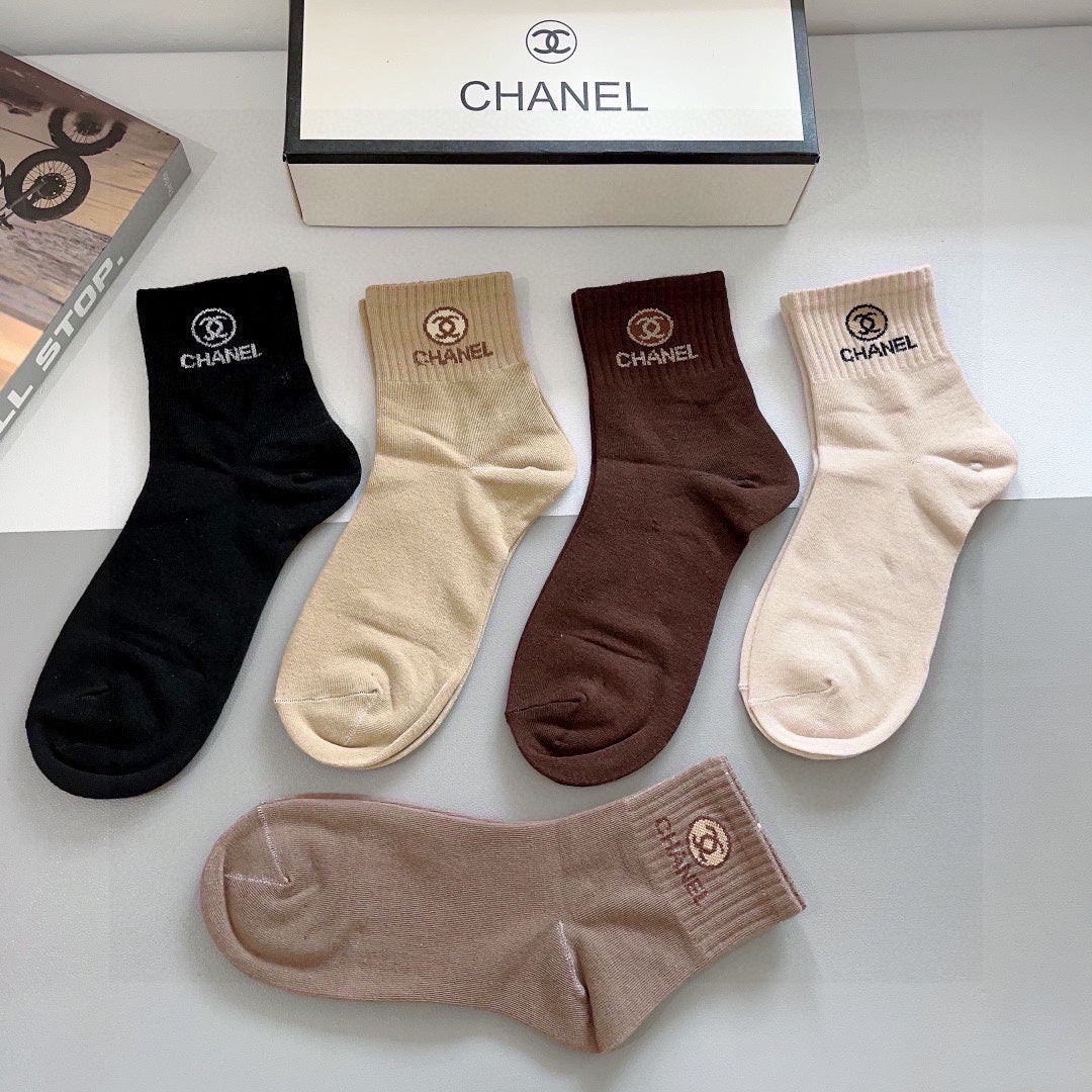 CHANEL LOW-CUT SOCKS 419061 (1 BOX )