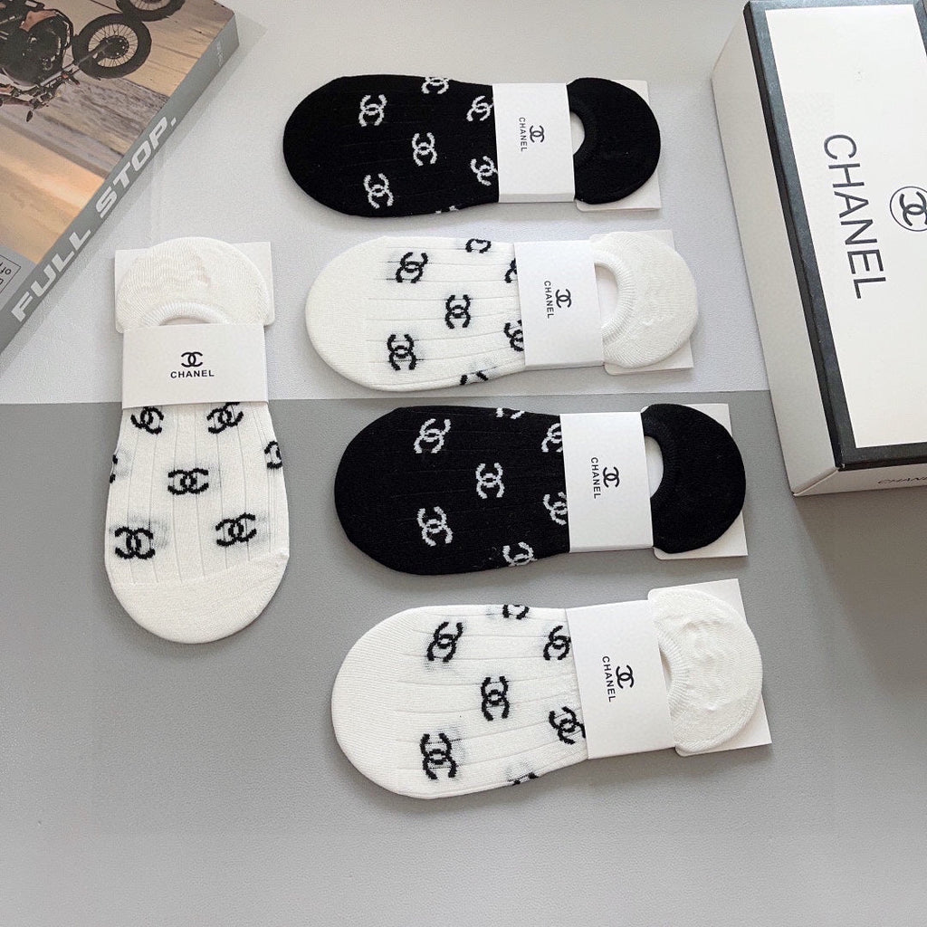CHANEL FLAT SOCKS 425638 ( 1 BOX )