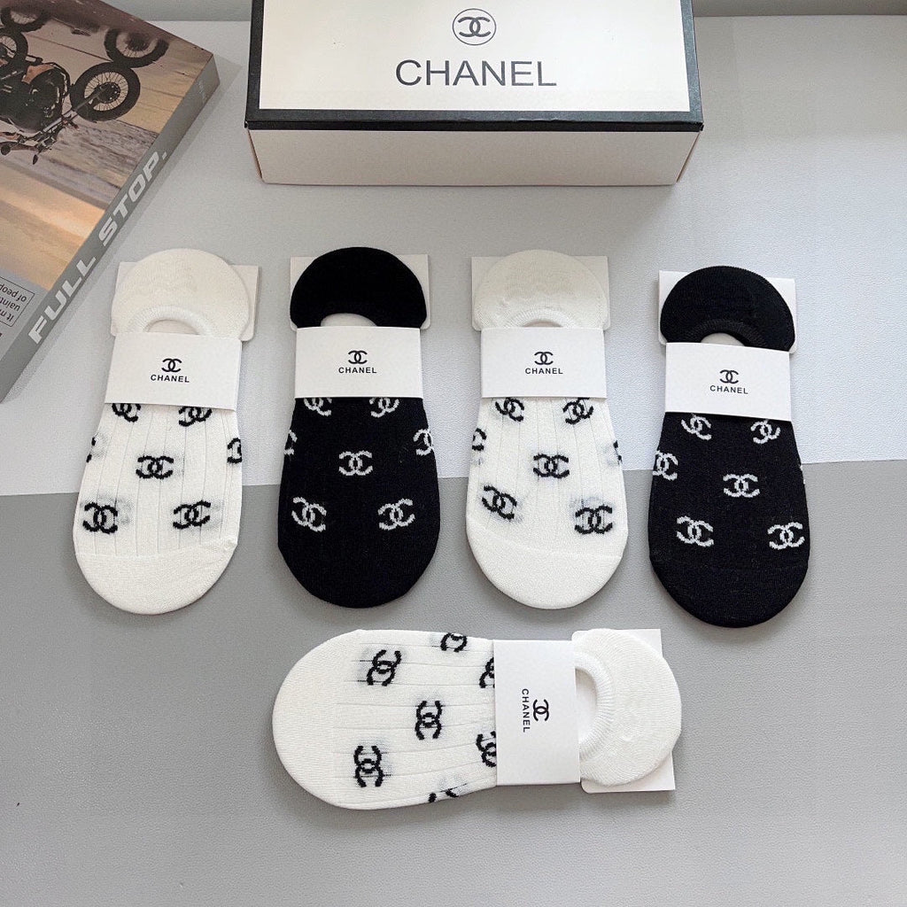 CHANEL FLAT SOCKS 425638 ( 1 BOX )