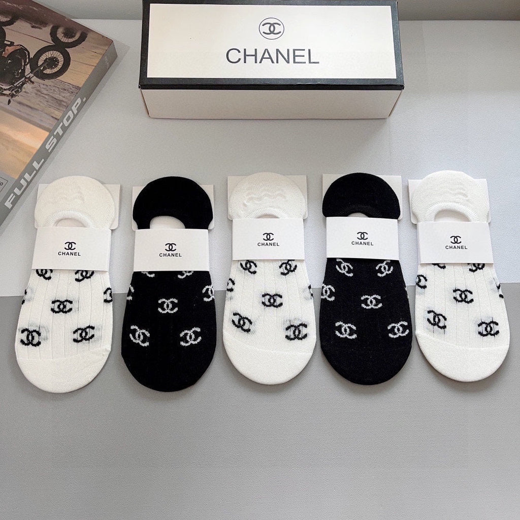 CHANEL FLAT SOCKS 425638 ( 1 BOX )