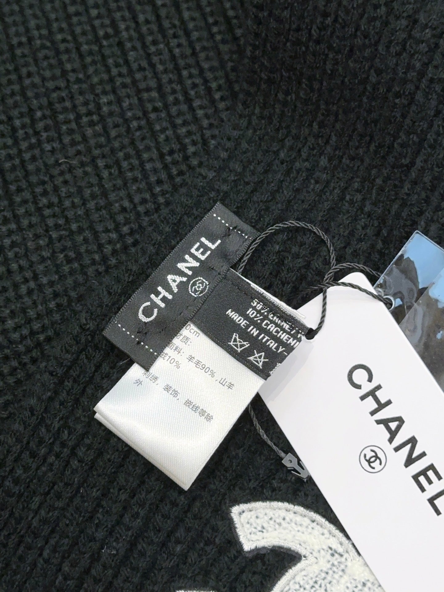 CHANEL 25S SCARF 175 IN WOOL 991922