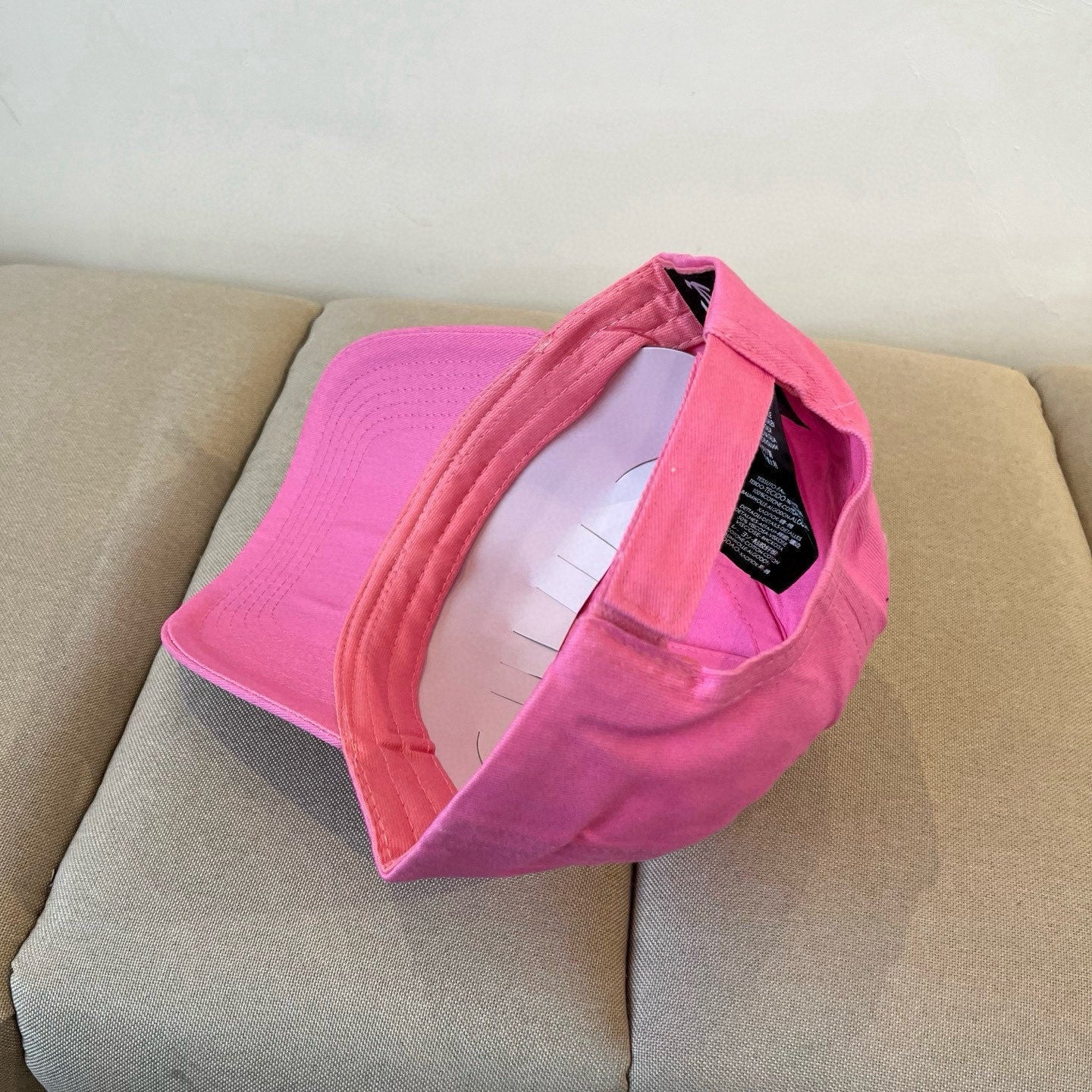 CHANEL BASEBALL HAT IN ROSE PINK COTTON 672890