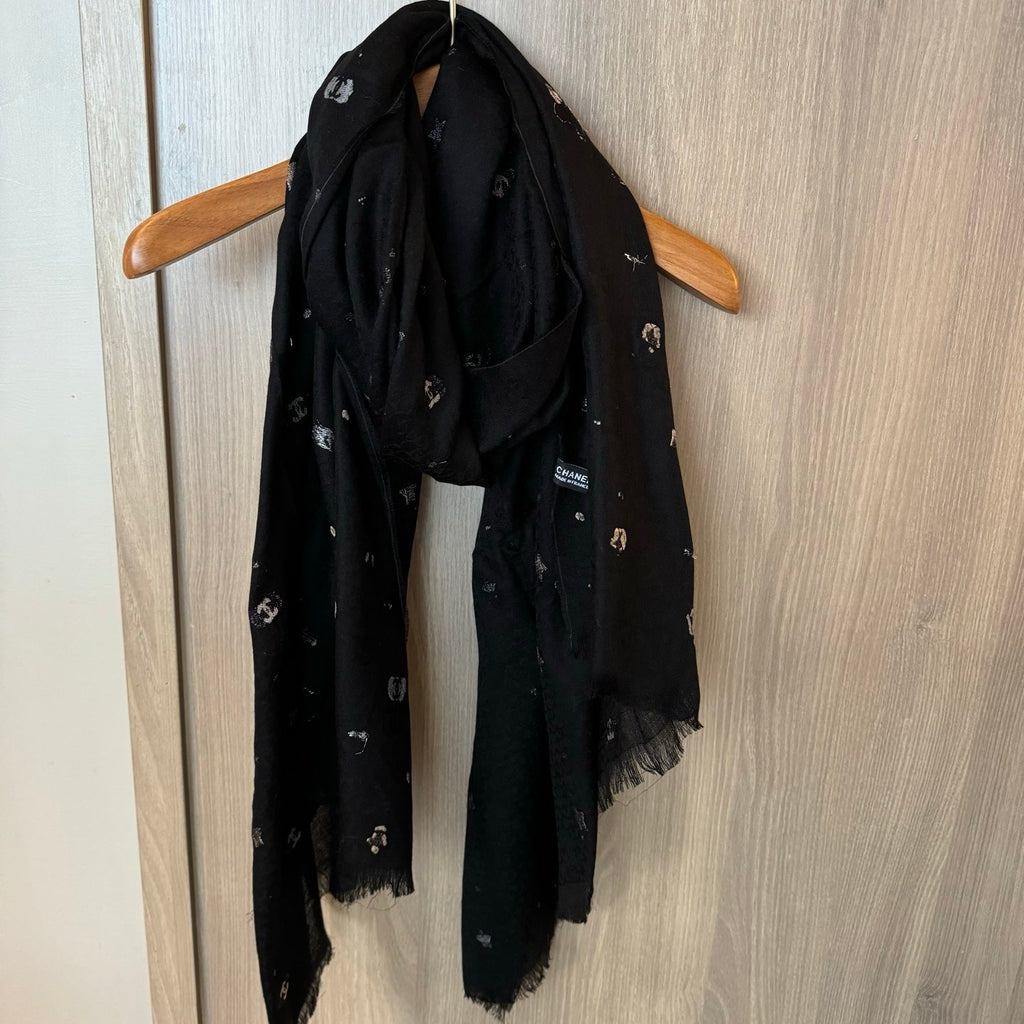CHANEL 25S SCARF 200 IN CASHMERE 991828