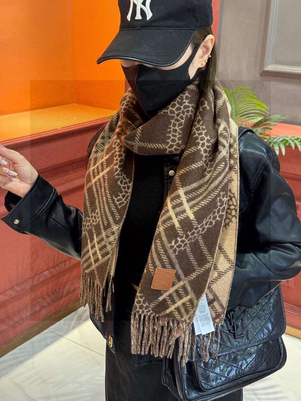 BBR SCARF 168 CM IN CASHMERE 730563
