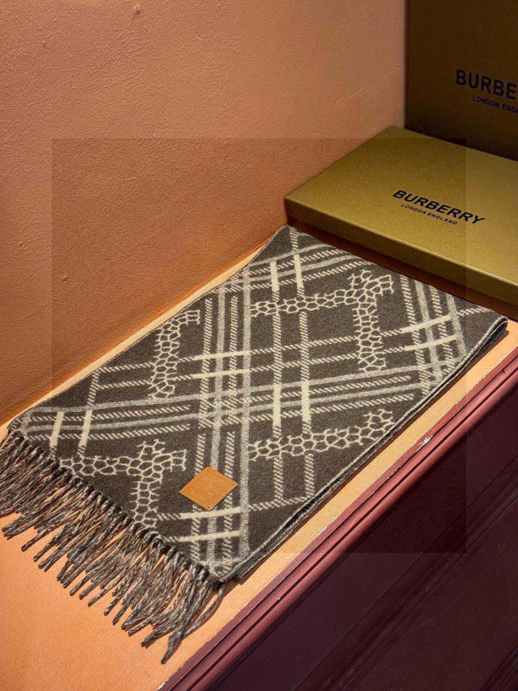 BBR SCARF 168 CM IN CASHMERE 730563
