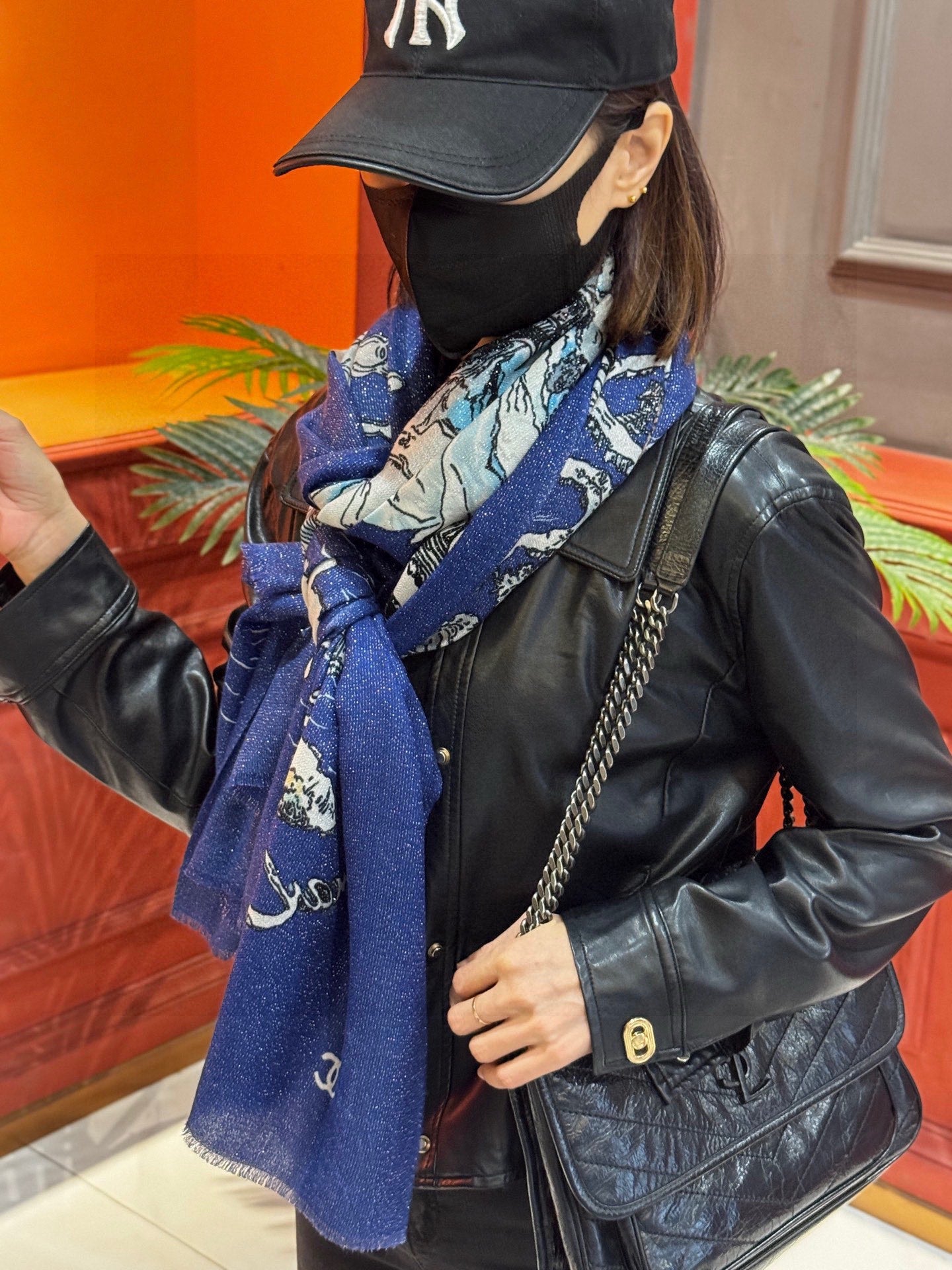 CHANEL 25S SCARF 200 CM IN CASHMERE 941753