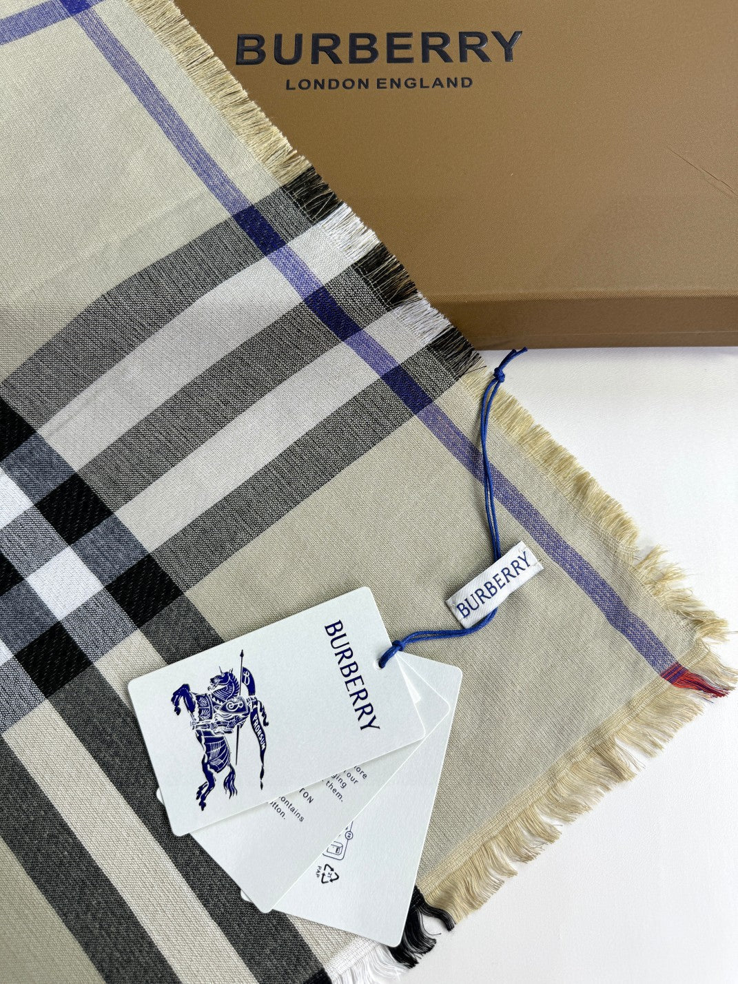BBR SCARF 220 CM IN SILK CASHMERE 481239