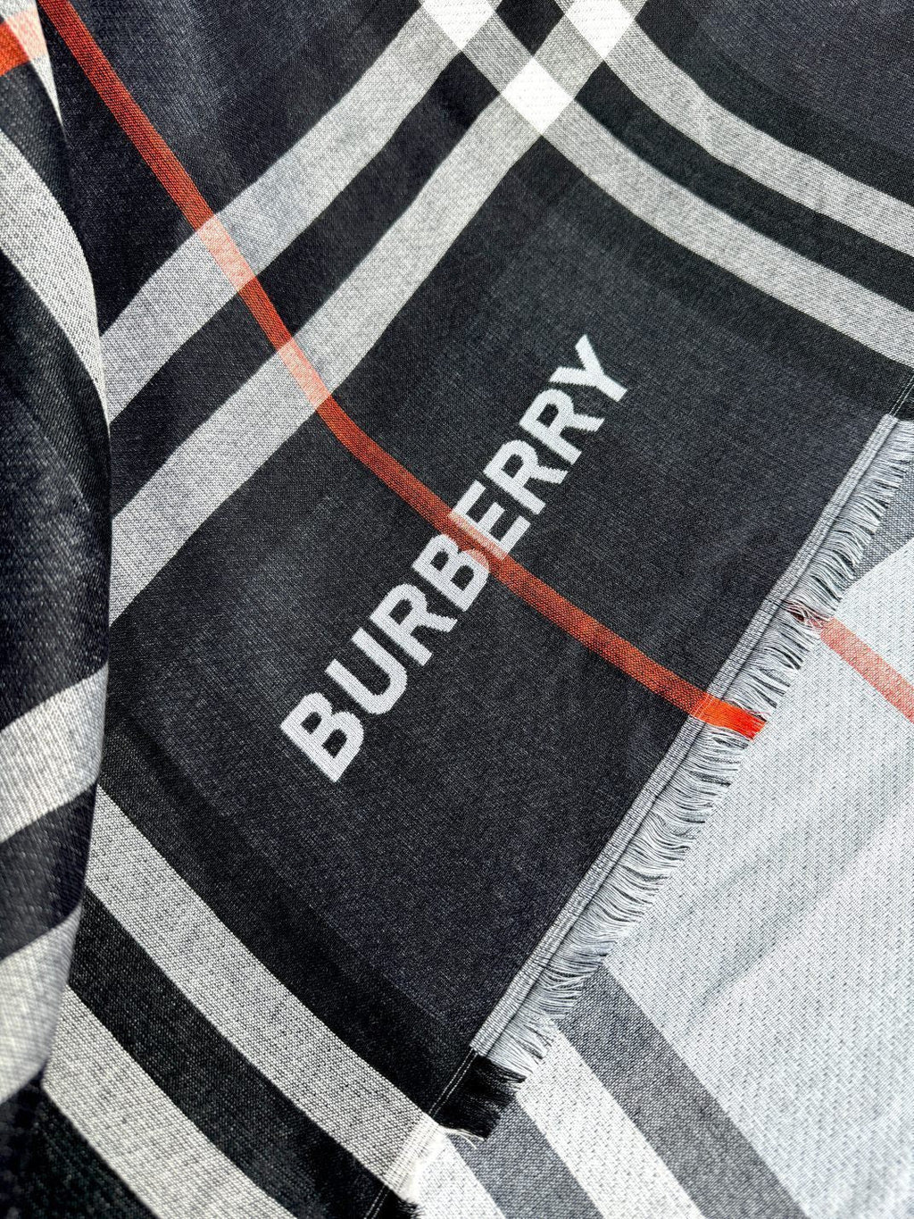 BBR SCARF 220 CM IN SILK CASHMERE 481241