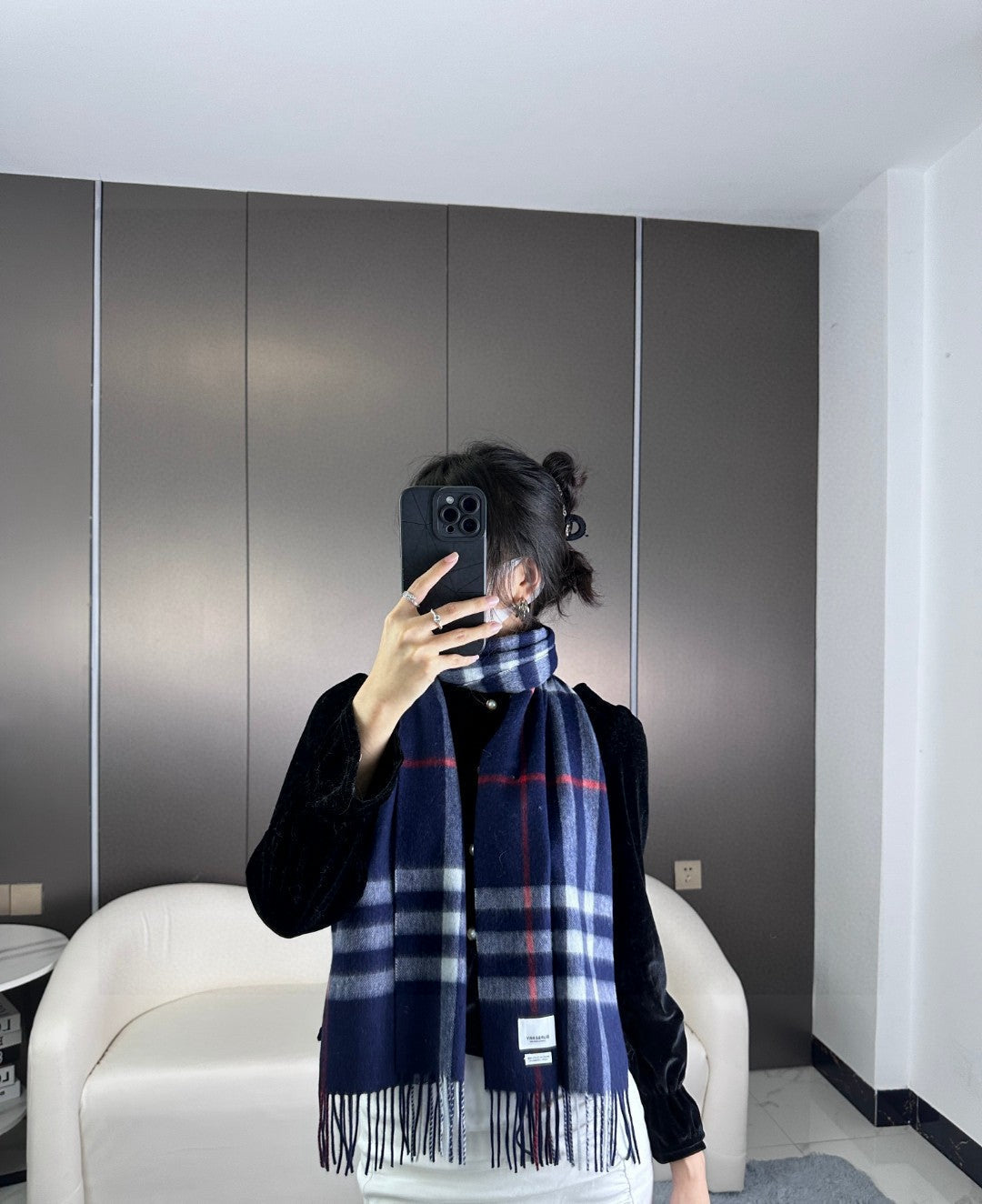 BBR SCARF 180 CM IN CASHMERE 543352