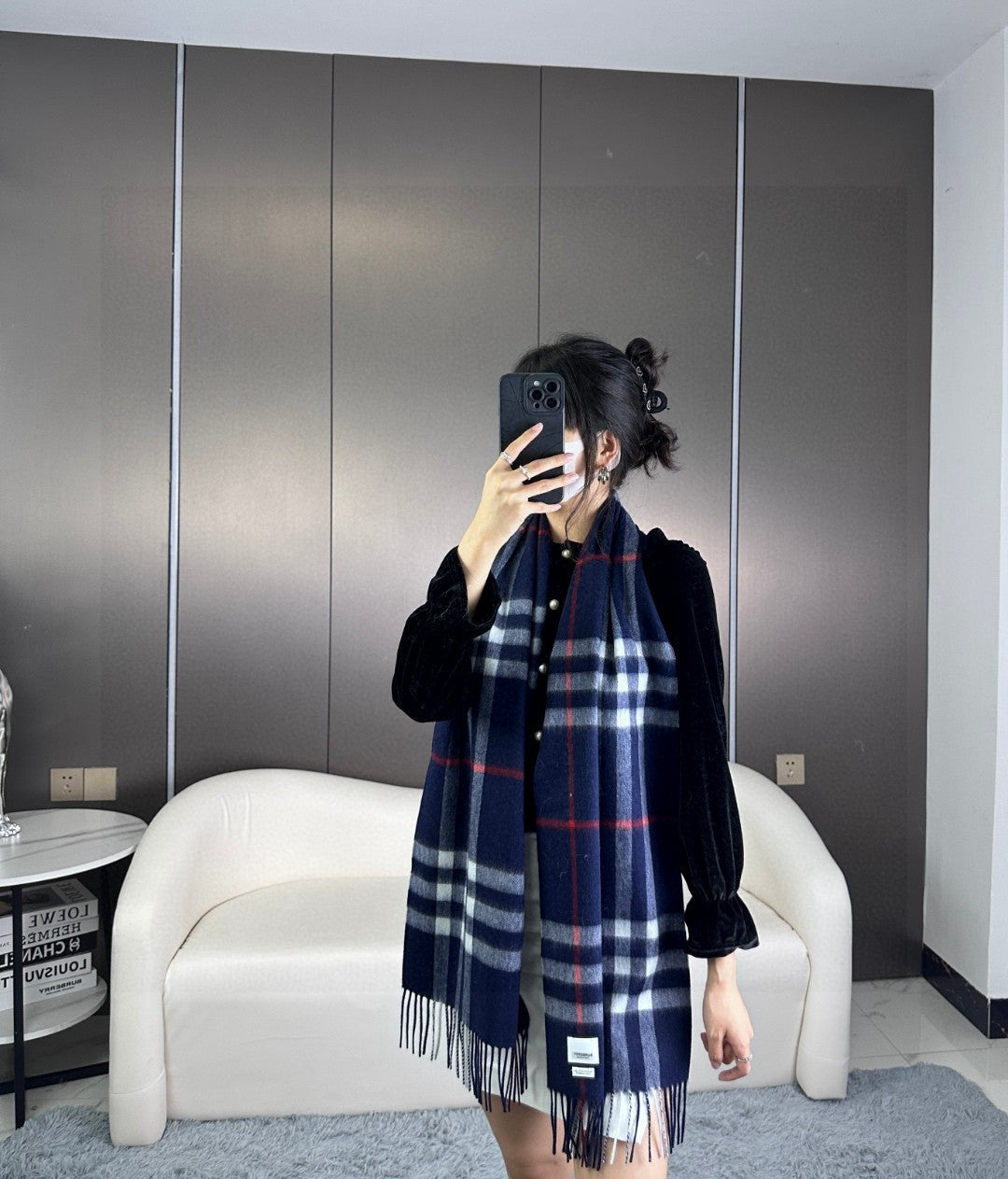 BBR SCARF 180 CM IN CASHMERE 543352