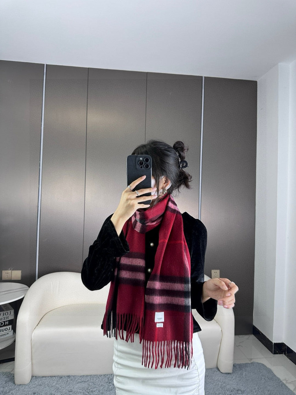 BBR SCARF 180 CM IN CASHMERE 543353