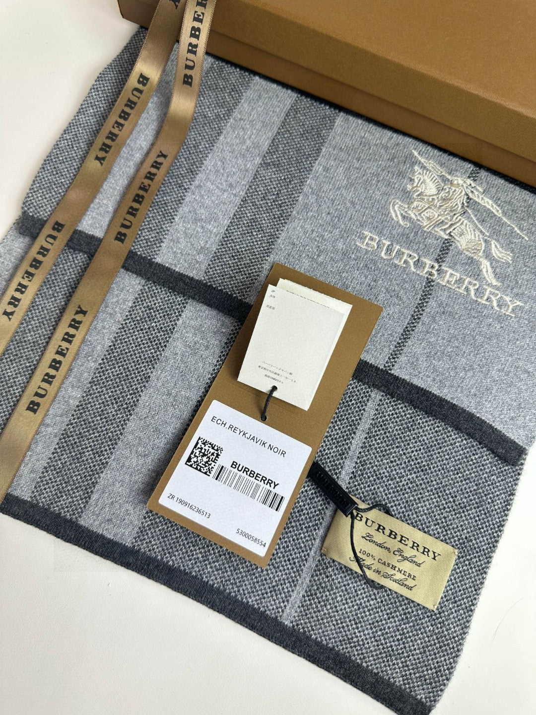 BBR SCARF 180 CM IN CASHMERE 730659