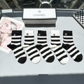 CHANEL LOW-CUT SOCKS 409454 ( 1 BOX )