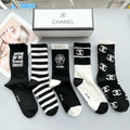 CHANEL CREW SOCKS 412565 ( 1 BOX )