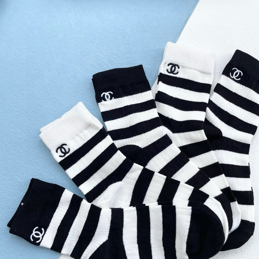 CHANEL LOW-CUT SOCKS 416017 ( 1 BOX )