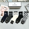 CHANEL LOW-CUT SOCKS 416046 ( 1 BOX )