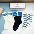 CHANEL CREW SOCKS 423925 (1 BOX)