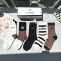 CHANEL CREW SOCKS 423688 (1 BOX)