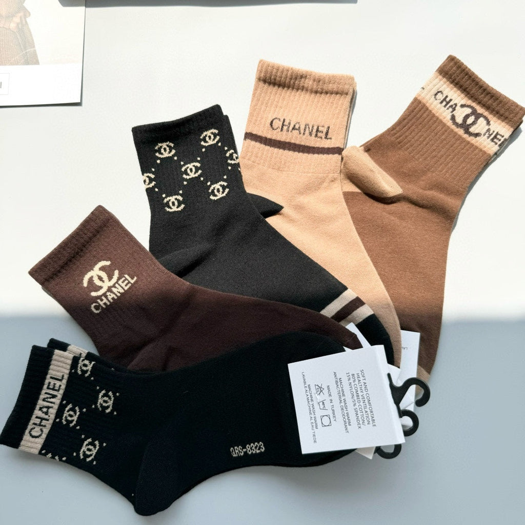 CHANEL ANKLE SOCKS 423689 (1 BOX)