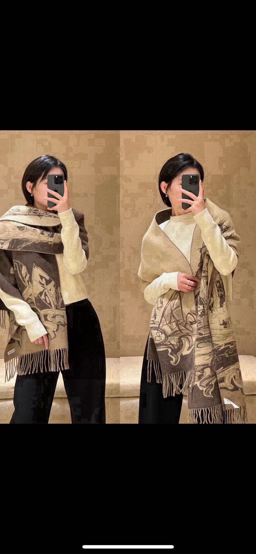 BBR SCARF 210 CM IN CASHMERE 537299