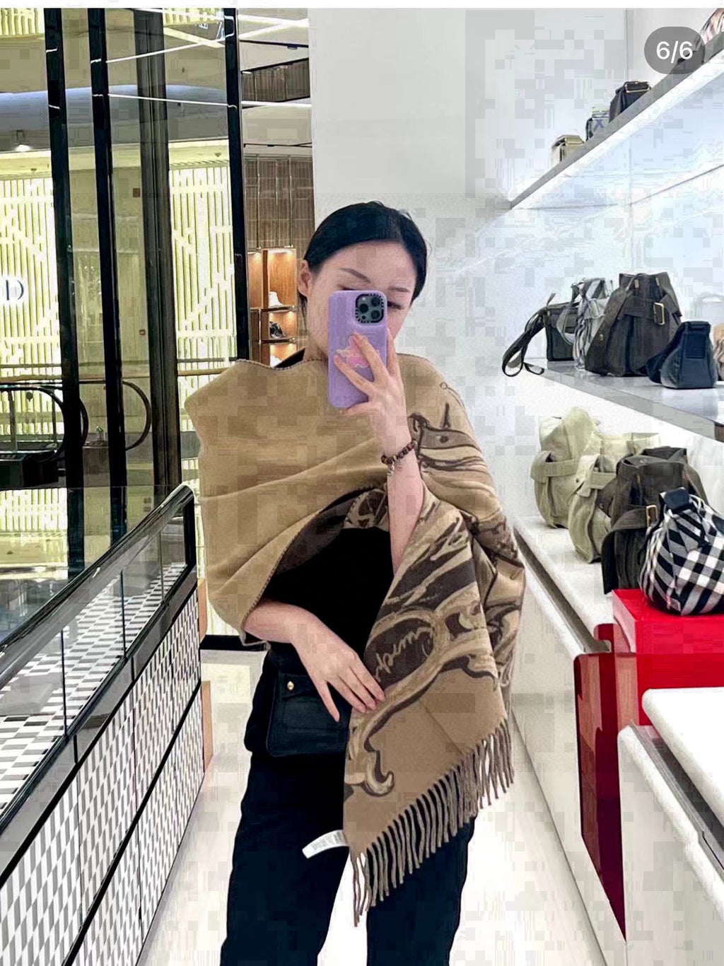 BBR SCARF 210 CM IN CASHMERE 537299