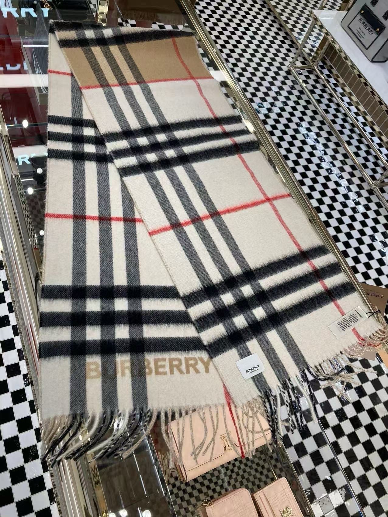 BBR SCARF 168 CM IN CASHMERE 540609