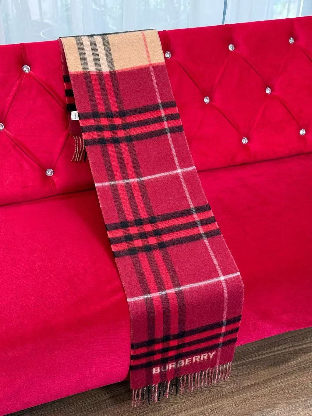 BBR SCARF 168 CM IN CASHMERE 540610