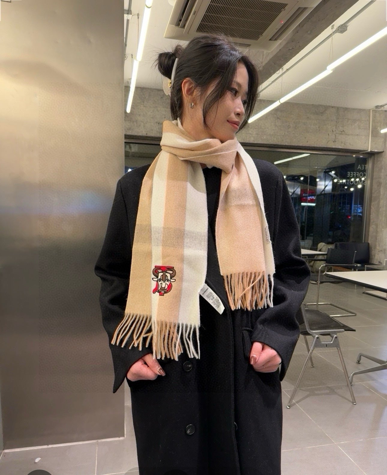 BBR SCARF 180 CM IN CASHMERE 481417