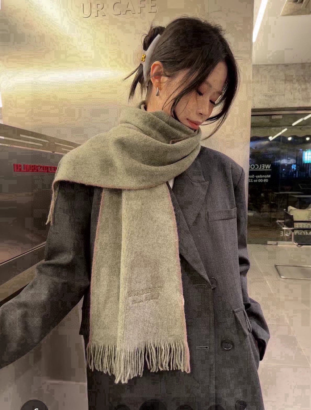 BBR SCARF 180 CM IN CASHMERE 489738