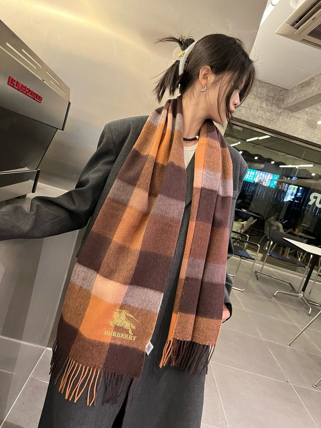 BBR SCARF 180 CM IN CASHMERE 489746
