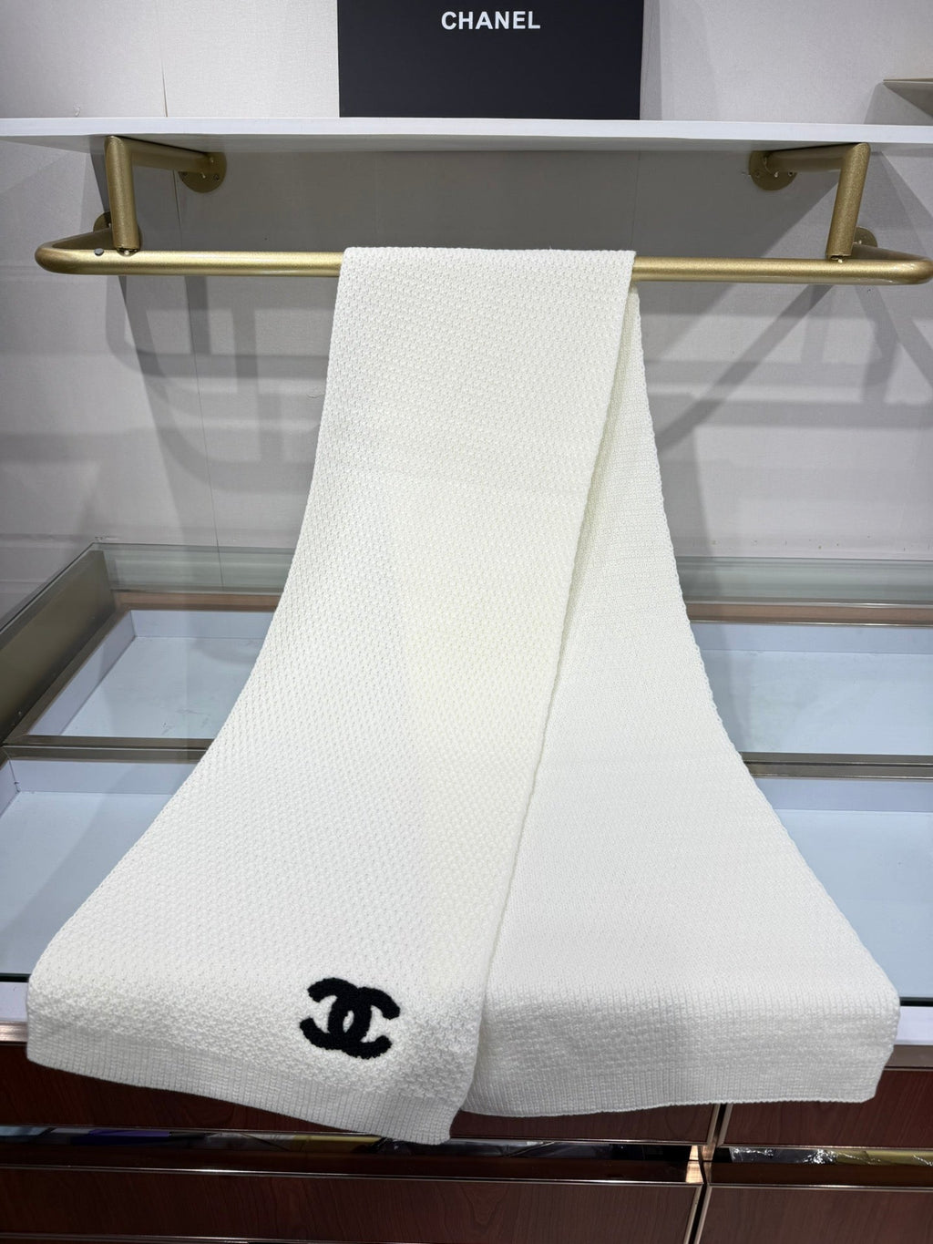 CHANEL 25S SCARF 175 CM IN WOOL CASHMERE 943086