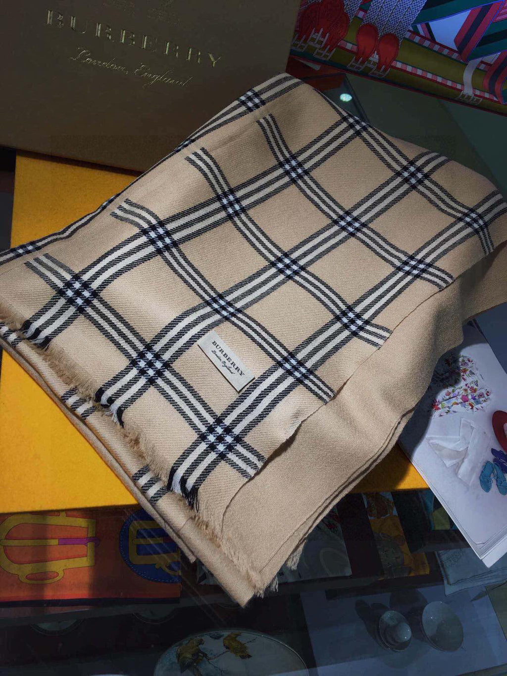BBR SCARF 190 CM IN CASHMERE 508440